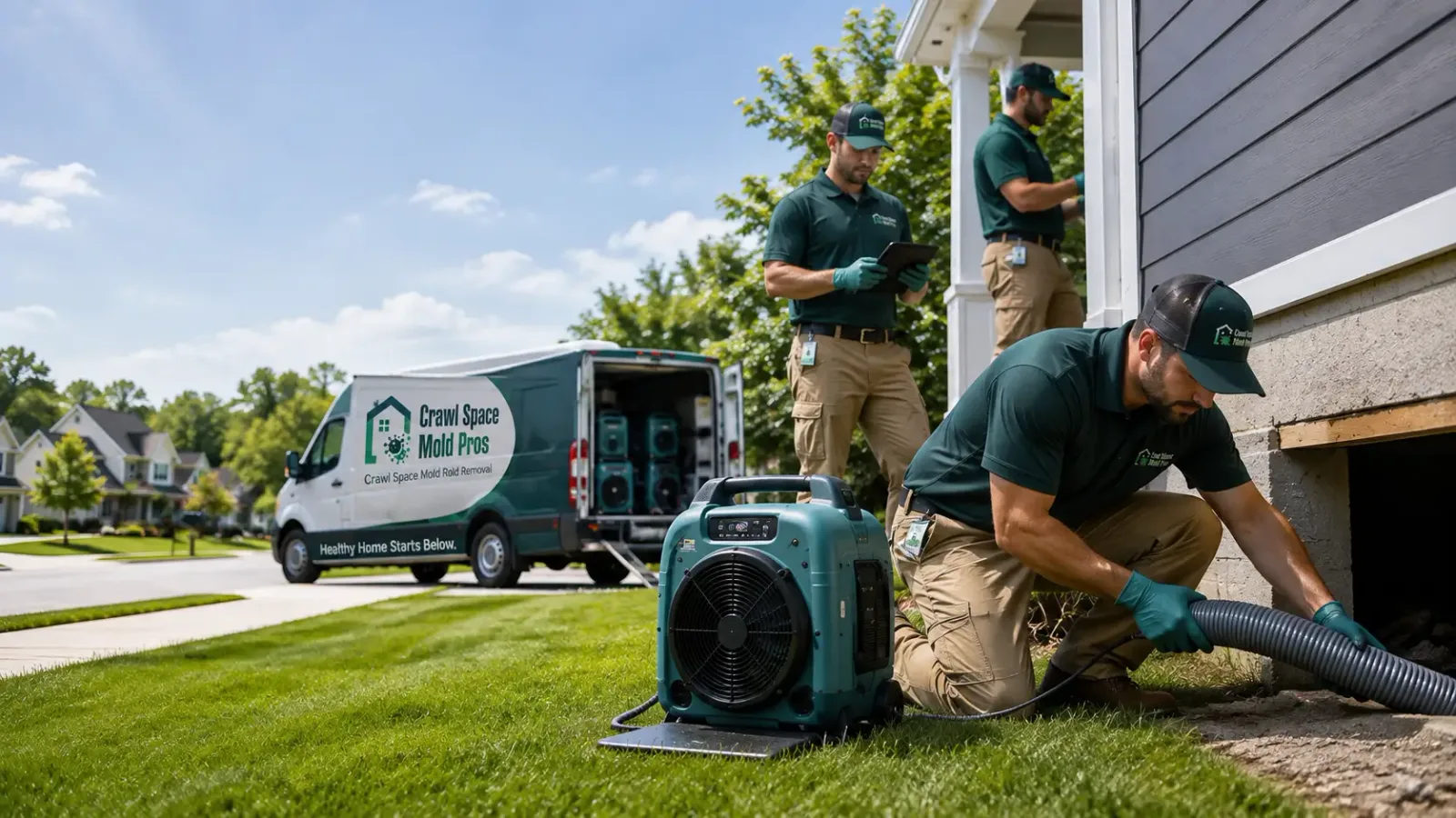 Crawl Space Mold Removal in Hamlin, IA